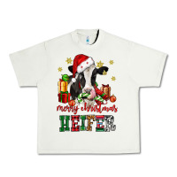 Pistachio merry christmas heifer cow Urban Heavy Tee - CowGirlArtShop