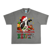Tornado merry christmas heifer cow Urban Heavy Tee - CowGirlArtShop