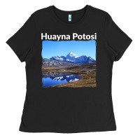 Bolivia Huayna Potosi Mountain Andes Art Ladies Tee | Teevron