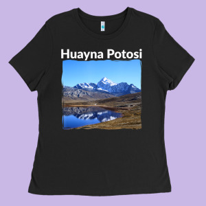 Bolivia Huayna Potosi Mountain Andes Art Ladies Tee Designed By Trangstudio