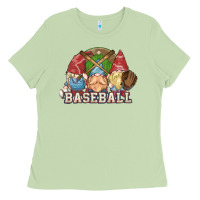 Matcha Baseball gnomes Ladies Tee - NancyCooperArtShop