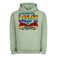 Pigment Oil Green in valentines day love is everywhere Urban Hoodie - AdoDesignShop