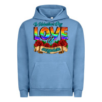 Pigment Pebble Blue in valentines day love is everywhere Urban Hoodie - AdoDesignShop