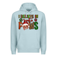 Blue Mist i believe in santa paws chihuahuha Premium Hoodie - Jasminsmagicworld