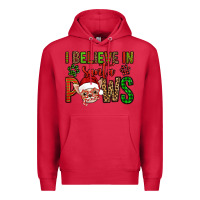 Cardinal i believe in santa paws chihuahuha Premium Hoodie - Jasminsmagicworld