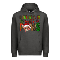 Charcoal Heather i believe in santa paws chihuahuha Premium Hoodie - Jasminsmagicworld