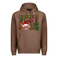 Chestnut i believe in santa paws chihuahuha Premium Hoodie - Jasminsmagicworld