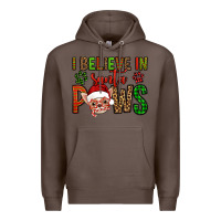 Coffee i believe in santa paws chihuahuha Premium Hoodie - Jasminsmagicworld