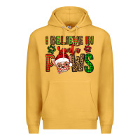 Mustard i believe in santa paws chihuahuha Premium Hoodie - Jasminsmagicworld