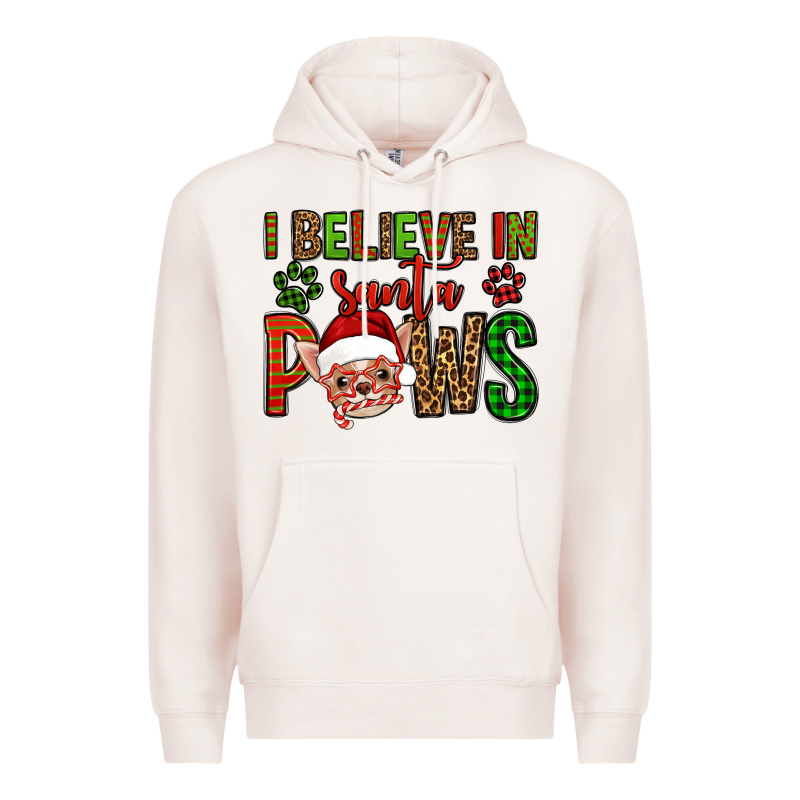 I Believe In Santa Paws Chihuahuha Premium Hoodie by Jasminsmagicworld | Teevron