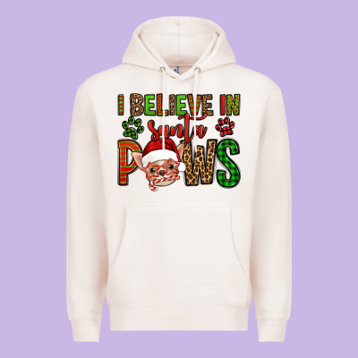 I Believe In Santa Paws Chihuahuha Premium Hoodie Designed By Jasminsmagicworld