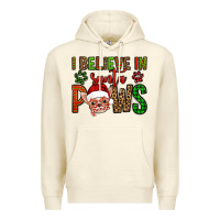 Sandshell i believe in santa paws chihuahuha Premium Hoodie - Jasminsmagicworld