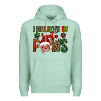 Seafoam i believe in santa paws chihuahuha Premium Hoodie - Jasminsmagicworld