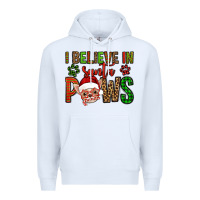 White i believe in santa paws chihuahuha Premium Hoodie - Jasminsmagicworld