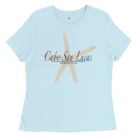Baby Blue CABO SAN LUCAS Mexico Souvenir Travel Gift Starfish Ladies Tee - trangStudio