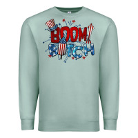 Seafoam boom bitch 4th of july Premium Sweatshirt - BarkalooDesign