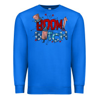 True Royal boom bitch 4th of july Premium Sweatshirt - BarkalooDesign