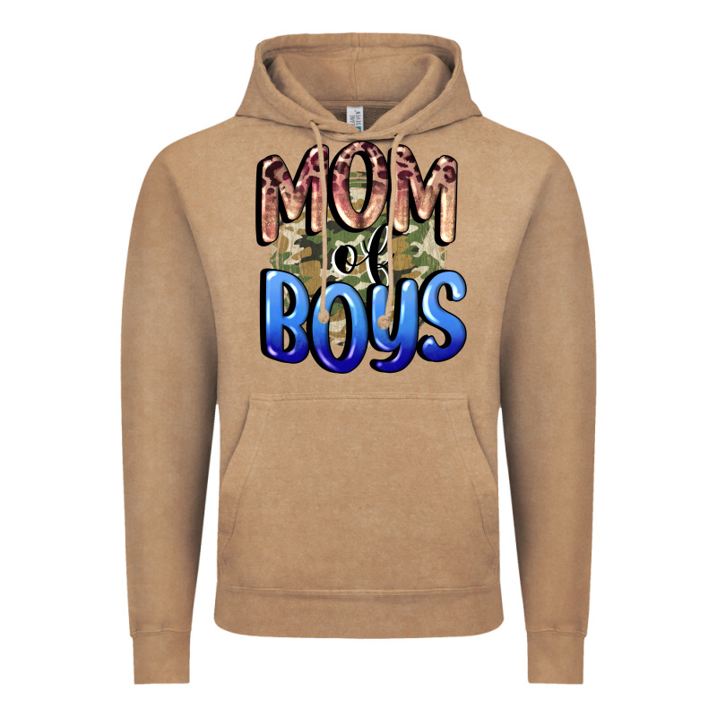 Mom Of Boys Mother's Day Vintage Hoodie by CowGirlArtShop | Teevron