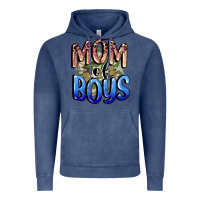 Vintage Denim Mom of Boys Mother's Day Vintage Hoodie - CowGirlArtShop