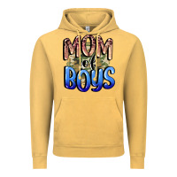 Vintage Mustard Mom of Boys Mother's Day Vintage Hoodie - CowGirlArtShop