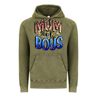 Vintage Olive Mom of Boys Mother's Day Vintage Hoodie - CowGirlArtShop