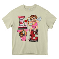 Mossy valentine's day cupid love Heavy Core Tee - RanaPortraitStore
