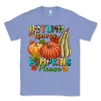 Colony Blue Autumn leaves pumpkins please Classic Tee - NancyCooperArtShop
