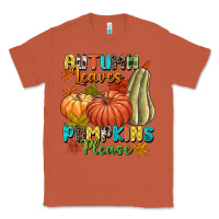 Copper Autumn leaves pumpkins please Classic Tee - NancyCooperArtShop