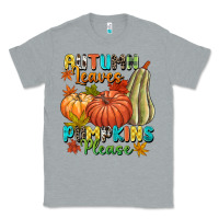 Heather Grey Autumn leaves pumpkins please Classic Tee - NancyCooperArtShop