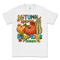 White Autumn leaves pumpkins please Classic Tee - NancyCooperArtShop