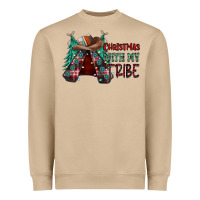 Mushroom Christmas with tribe Heavyweight Sweatshirt - CowhideDigitalArt