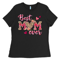 Black Best Mom Ever Ladies Tee - texasbilliewilder