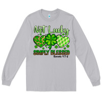 Moon Dust St. Patrick's Not lucky simply blessed Long Sleeve Tee - OliviaCreatesArt