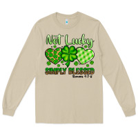 Mushroom St. Patrick's Not lucky simply blessed Long Sleeve Tee - OliviaCreatesArt