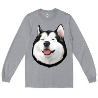 Heather Grey Husky Long Sleeve Tee - Jasminsmagicworld