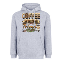 Heather Grey coffee is my best friend Heavyweight Hoodie - BarkalooDesign