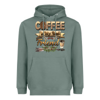Sage coffee is my best friend Heavyweight Hoodie - BarkalooDesign