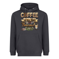 Smoke coffee is my best friend Heavyweight Hoodie - BarkalooDesign