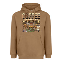 Toasted Coconut coffee is my best friend Heavyweight Hoodie - BarkalooDesign