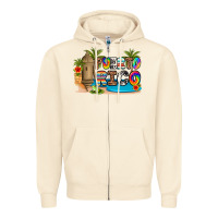 Sandshell puerto rico Zipper Hoodie - Artiststas