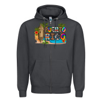 Smoke puerto rico Zipper Hoodie - Artiststas