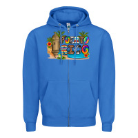 True Royal puerto rico Zipper Hoodie - Artiststas