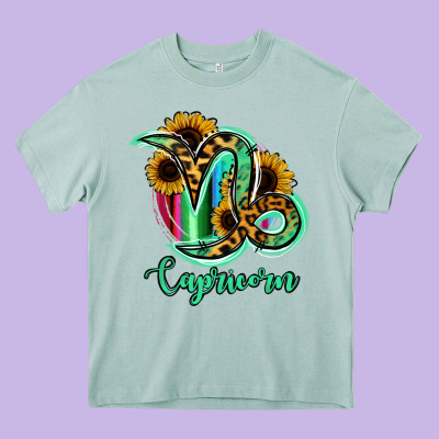 Capricorn Zodiac Heavy Core Tee Designed By Bettercallsaul