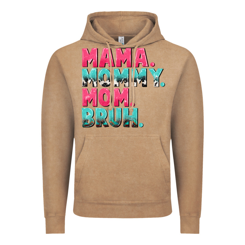 Mama Mommy Mom Bruh Mother's Day Vintage Hoodie by CowGirlArtShop | Teevron