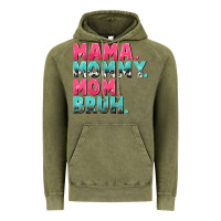 Vintage Olive Mama Mommy Mom bruh Mother's Day Vintage Hoodie - CowGirlArtShop