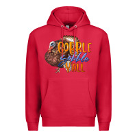 Cardinal Fall Gobble Gobble Y'all Premium Hoodie - LillyAllenDesigns