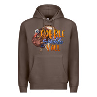 Coffee Fall Gobble Gobble Y'all Premium Hoodie - LillyAllenDesigns