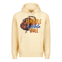 Pina Colada Fall Gobble Gobble Y'all Premium Hoodie - LillyAllenDesigns