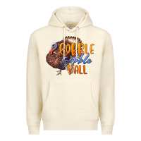 Sandshell Fall Gobble Gobble Y'all Premium Hoodie - LillyAllenDesigns