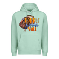 Seafoam Fall Gobble Gobble Y'all Premium Hoodie - LillyAllenDesigns